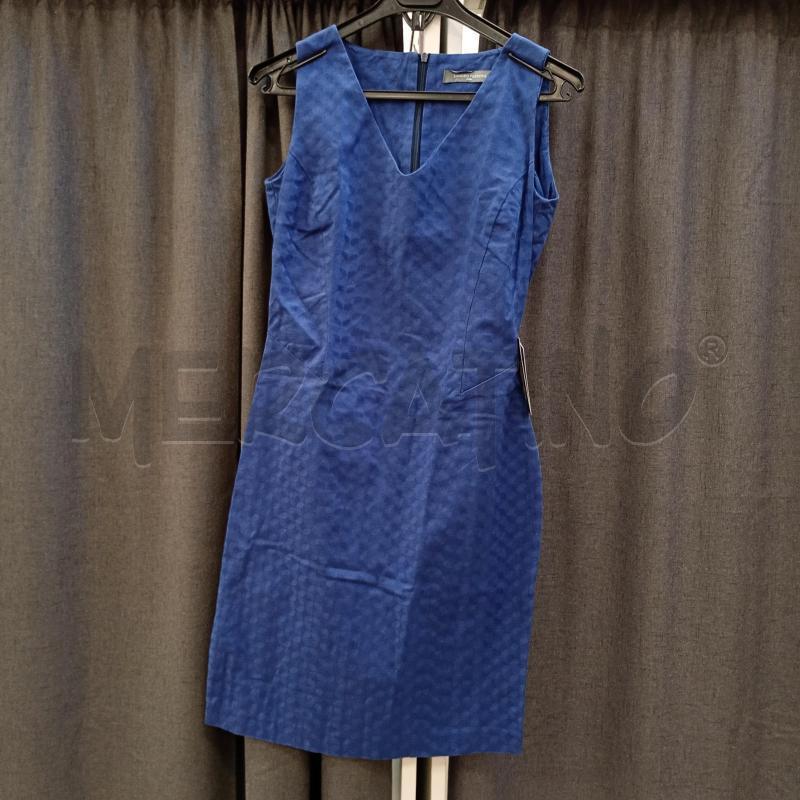 VESTITO DONNA SANDRO FERRONE BLU SMANICATO  | Mercatino dell'Usato Burolo 1