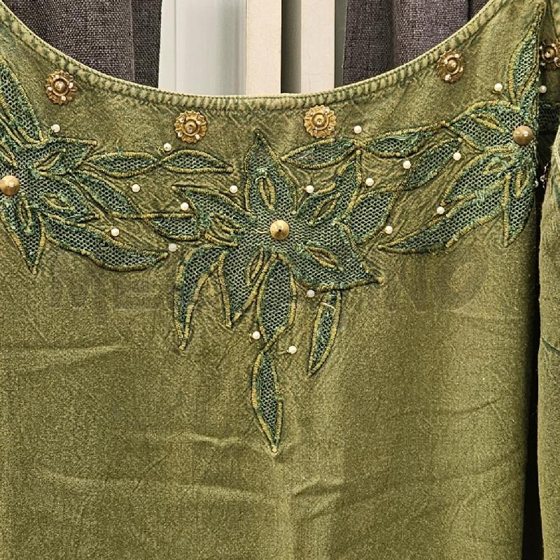 VESTITO POSITANO SPALLINA SOTTILE VERDONE  | Mercatino dell'Usato Burolo 2