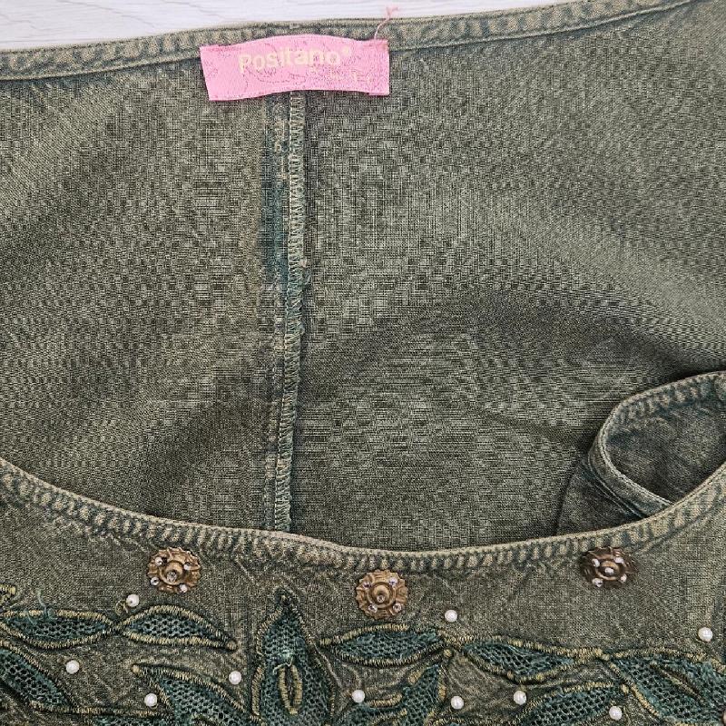 VESTITO POSITANO SPALLINA SOTTILE VERDONE  | Mercatino dell'Usato Burolo 3