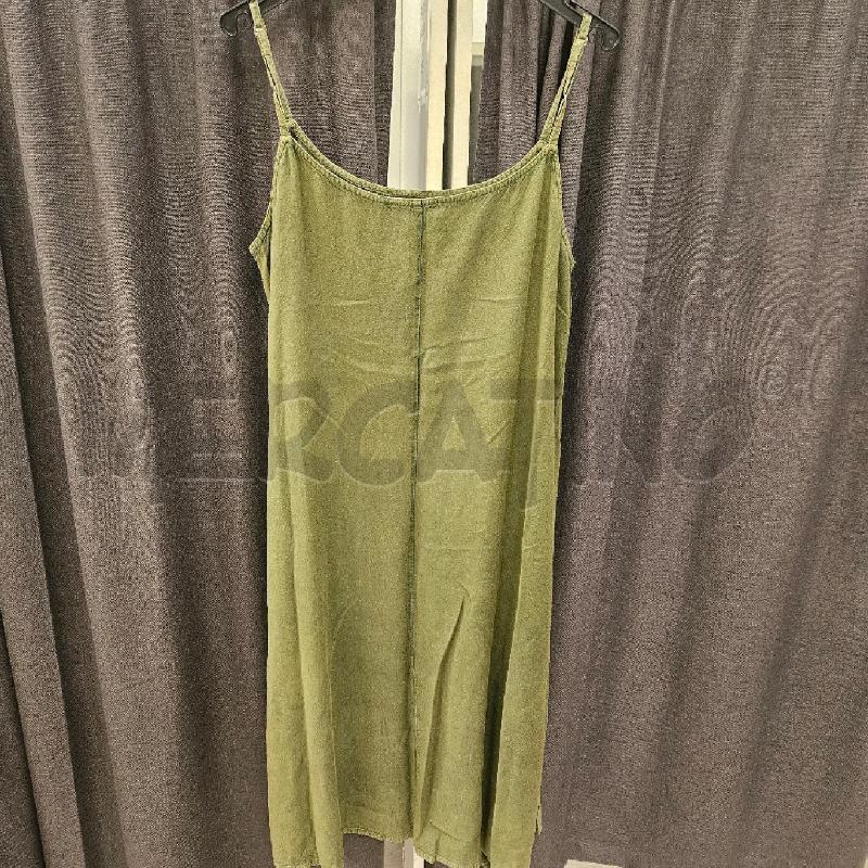 VESTITO POSITANO SPALLINA SOTTILE VERDONE  | Mercatino dell'Usato Burolo 4