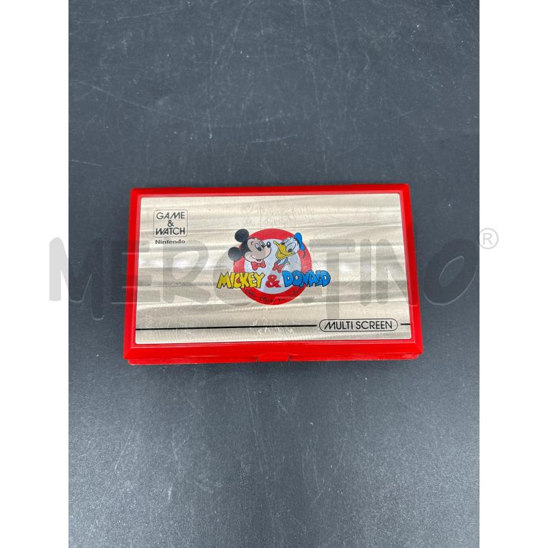 VIDEO GIOCO MICHEY E DONALD NINTENDO GAME E WATCH | Mercatino dell'Usato Burolo 1