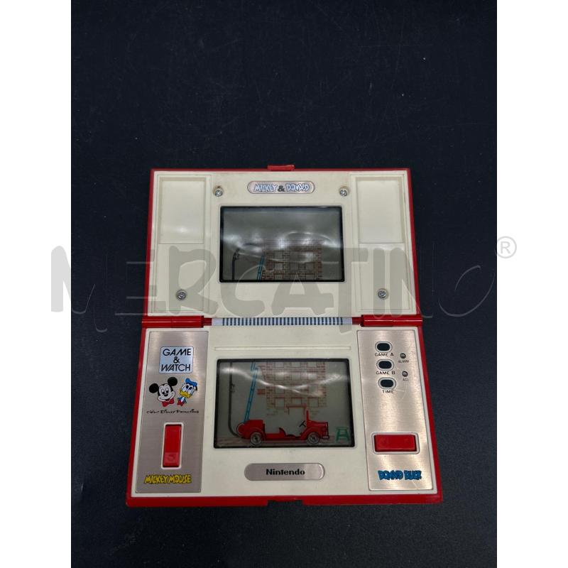 VIDEO GIOCO MICHEY E DONALD NINTENDO GAME E WATCH | Mercatino dell'Usato Burolo 2