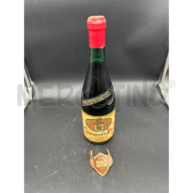 VINO DA ESPOSIZIONE CHATEAUNEUF 1968 | Mercatino dell'Usato Burolo 1