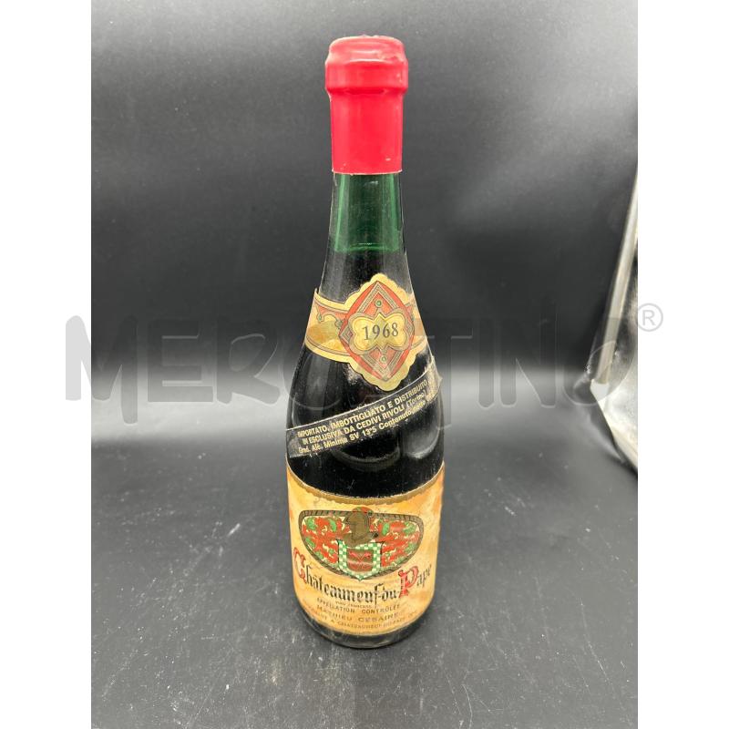 VINO DA ESPOSIZIONE CHATEAUNEUF 1968 | Mercatino dell'Usato Burolo 1