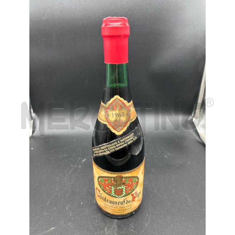 VINO DA ESPOSIZIONE CHATEAUNEUF 1968 | Mercatino dell'Usato Burolo 1