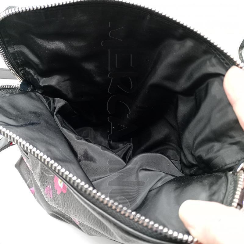ZAINETTO DONNA DESIGUAL NERO FINTAPOELLE ZIP ACCIAIO | Mercatino dell'Usato Burolo 4