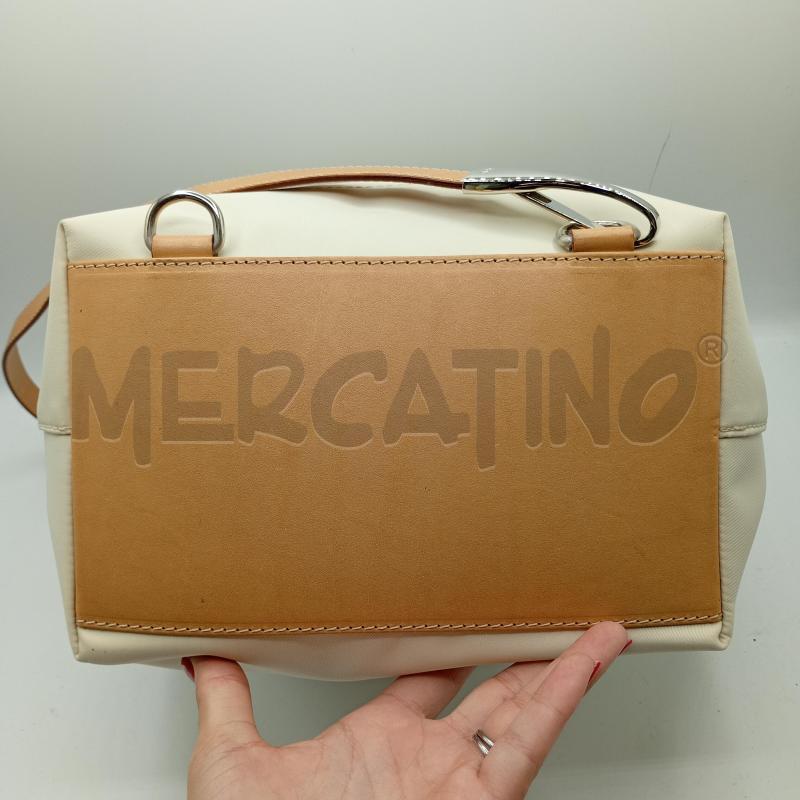 ZAINETTO DONNA GENNY BEIGE MARRONE CUOIO TESSUTO TECNICO | Mercatino dell'Usato Burolo 4
