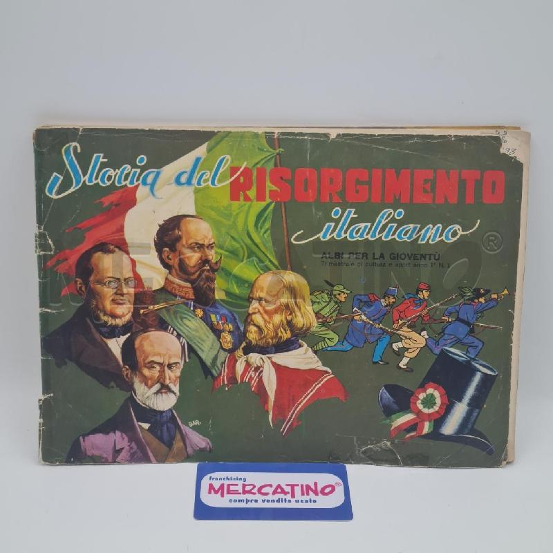 ALBUM FIGURINE STORIA DEL RISORGIMENTO INCOMPLETO | Mercatino dell'Usato Torino san paolo 1