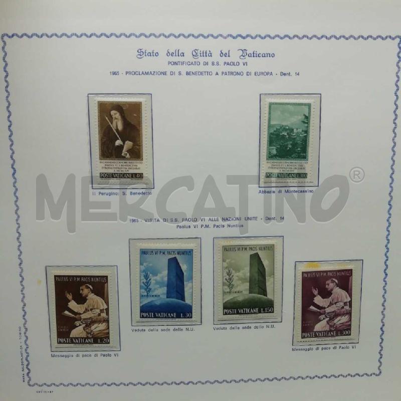 ALBUM FRANCOBOLLI CITTA DEL VATICANO PAOLO VI 1963-78 | Mercatino dell'Usato Torino san paolo 3