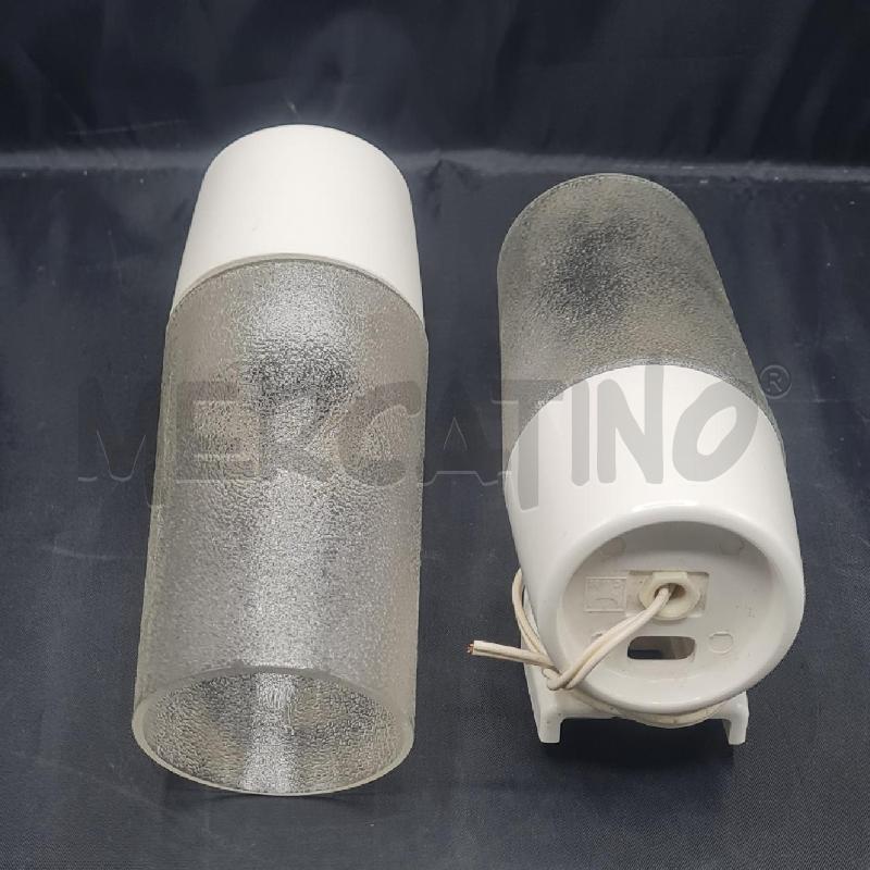APPLIQUE CARRARAEMATTA VETRO BUCCIATO COPPIA  | Mercatino dell'Usato Torino san paolo 2