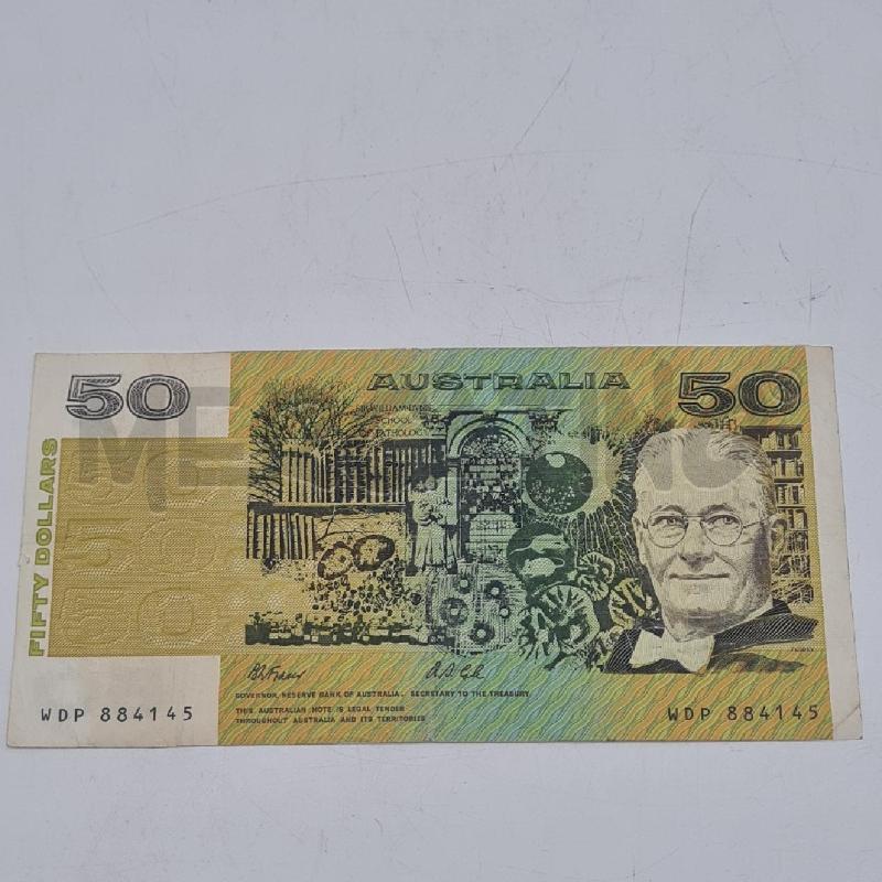 BANCONOTA AUSTRALIA 50 DOLLARI 1992 FLOREY  | Mercatino dell'Usato Torino san paolo 2