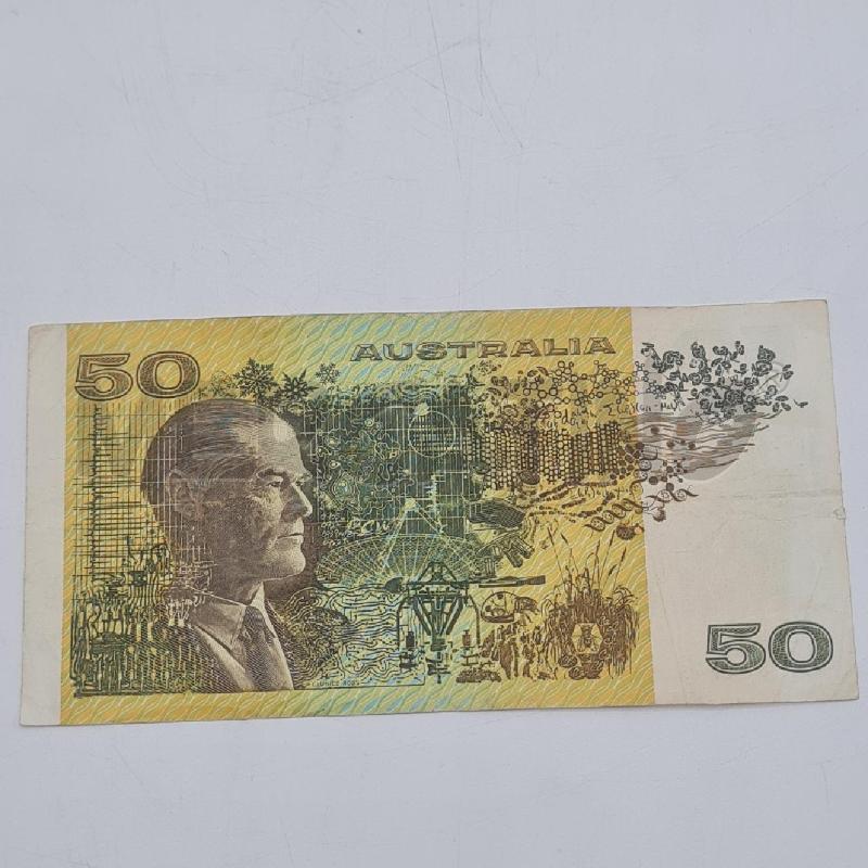 BANCONOTA AUSTRALIA 50 DOLLARI 1992 FLOREY  | Mercatino dell'Usato Torino san paolo 3
