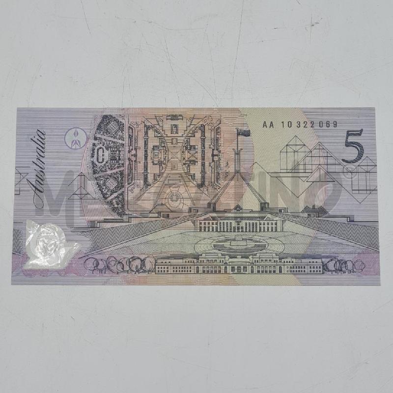 BANCONOTA AUSTRALIA 5 DOLLARI 1992 POLIMERO | Mercatino dell'Usato Torino san paolo 3