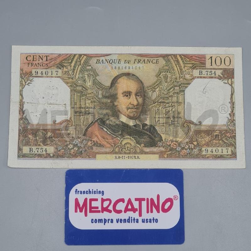BANCONOTA FRANCIA 100 FRANCHI 1973 | Mercatino dell'Usato Torino san paolo 1