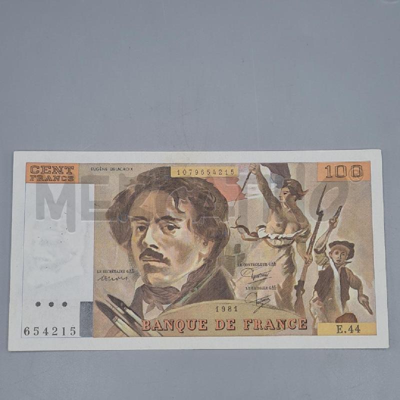 BANCONOTA FRANCIA 100 FRANCHI 1981 | Mercatino dell'Usato Torino san paolo 2