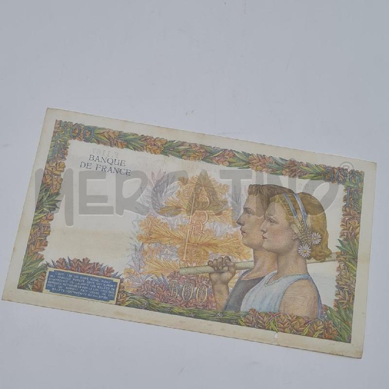 BANCONOTA FRANCIA 500 FF 17.10.1940 | Mercatino dell'Usato Torino san paolo 4