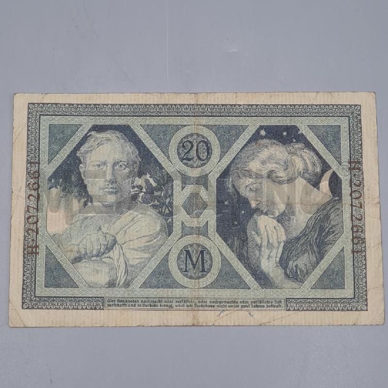 BANCONOTA GERMANIA 20 MARCHI 1915 | Mercatino dell'Usato Torino san paolo 3