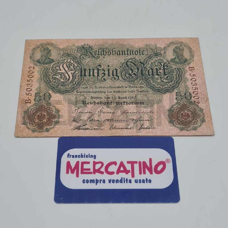 BANCONOTA GERMANIA 50 DM 21.04.1910 | Mercatino dell'Usato Torino san paolo 1