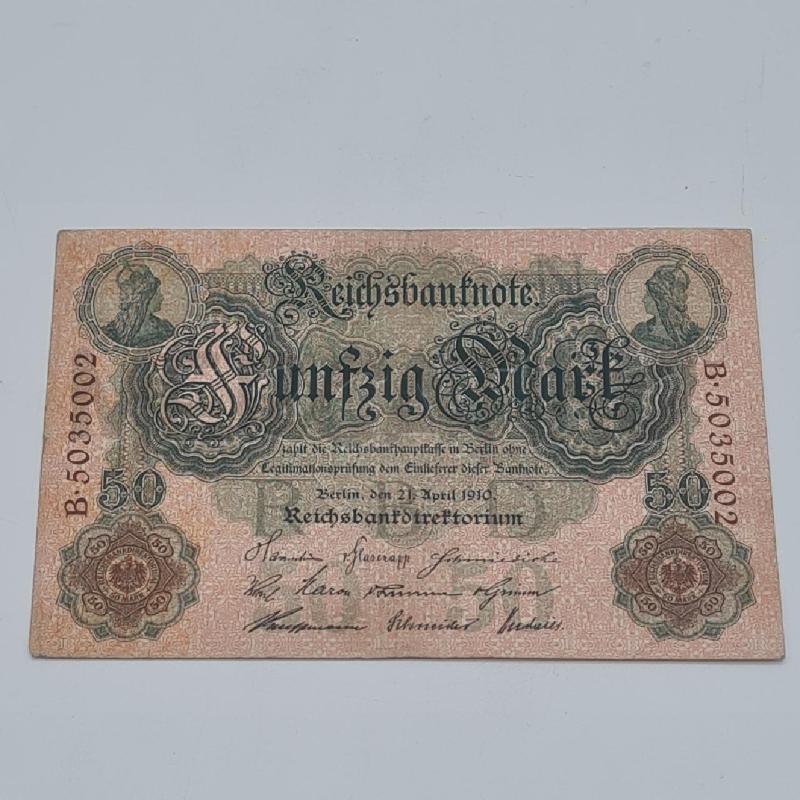 BANCONOTA GERMANIA 50 DM 21.04.1910 | Mercatino dell'Usato Torino san paolo 2