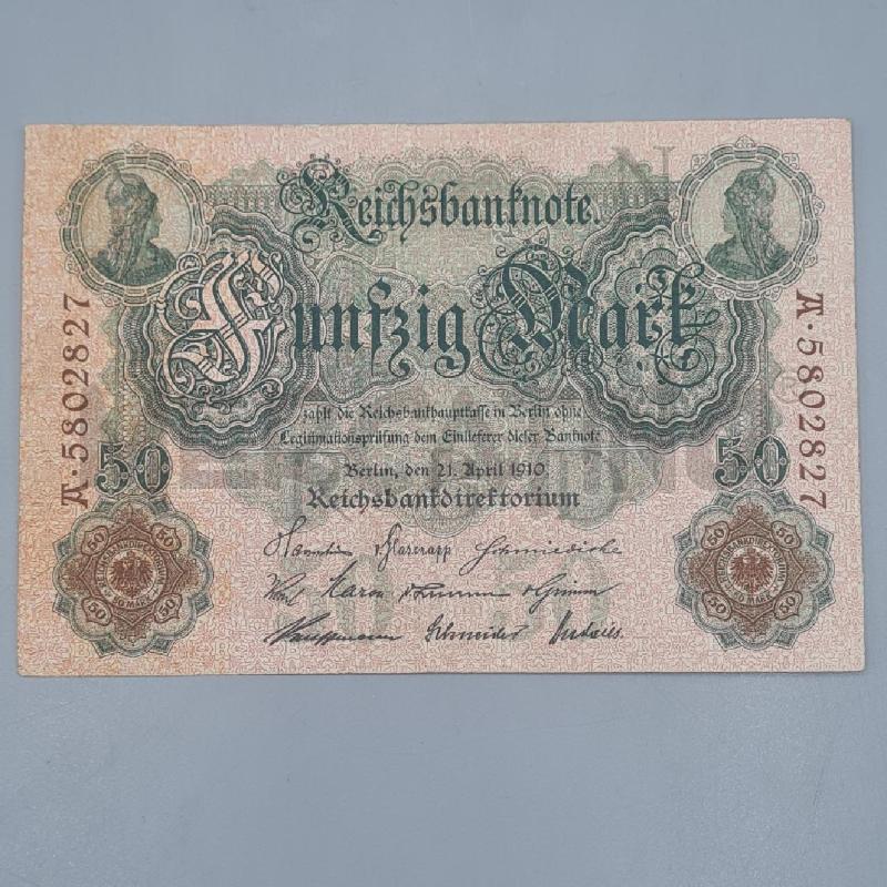 BANCONOTA GERMANIA 50 MARCHI 1910 | Mercatino dell'Usato Torino san paolo 2