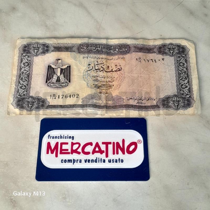 BANCONOTA LIBIA MEZZO DINAR  | Mercatino dell'Usato Torino san paolo 1