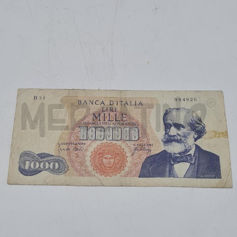 BANCONOTA LIRE 1000 I° E II° EDIZ | Mercatino dell'Usato Torino san paolo 2