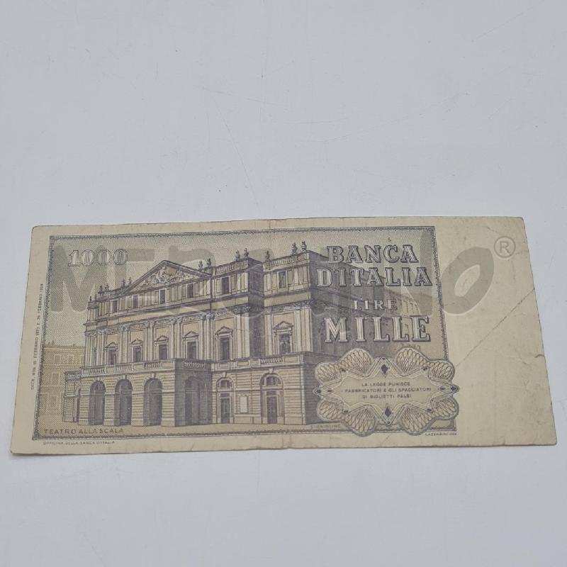 BANCONOTA LIRE 1000 I° E II° EDIZ | Mercatino dell'Usato Torino san paolo 5