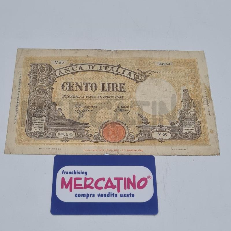 BANCONOTA LIRE 100 RSI 10.10.1944 | Mercatino dell'Usato Torino san paolo 1