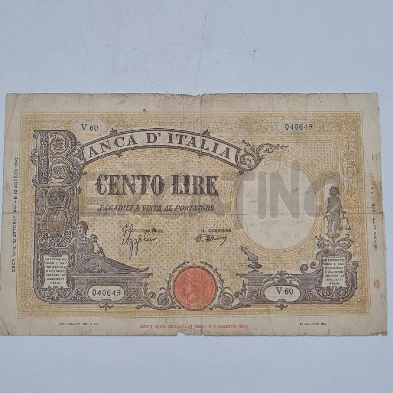 BANCONOTA LIRE 100 RSI 10.10.1944 | Mercatino dell'Usato Torino san paolo 2