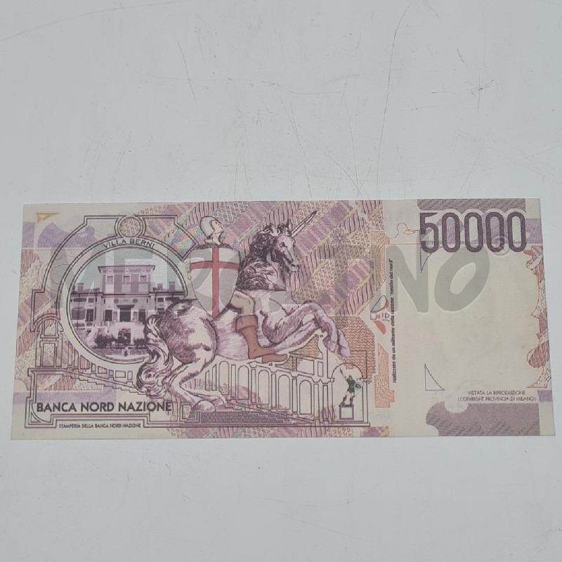 BANCONOTA LIRE 50.000 BOSSI | Mercatino dell'Usato Torino san paolo 3