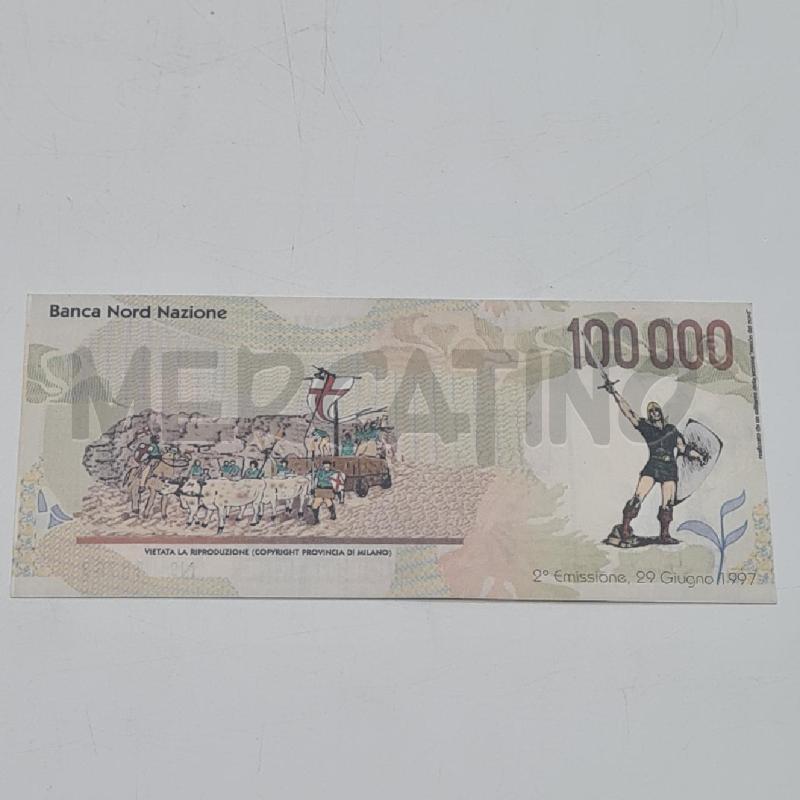 BANCONOTA LIRE CENT MILA BOSSI  | Mercatino dell'Usato Torino san paolo 3