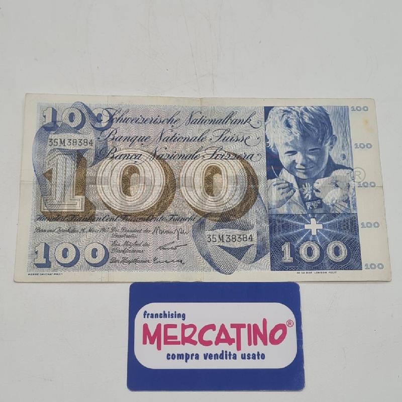 BANCONOTA SVIZZERA 100 FRANCHI 1963 | Mercatino dell'Usato Torino san paolo 1