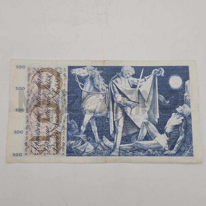 BANCONOTA SVIZZERA 100 FRANCHI 1963 | Mercatino dell'Usato Torino san paolo 3