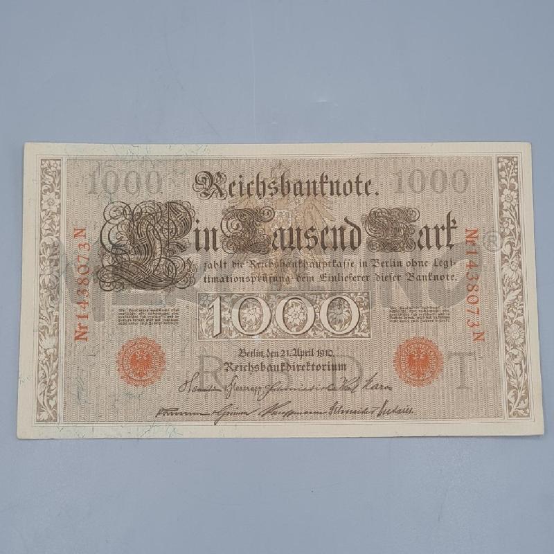 BANCONOTE GERMANIA IMPERO 1000 MARCHI 1910 COPPIA | Mercatino dell'Usato Torino san paolo 2