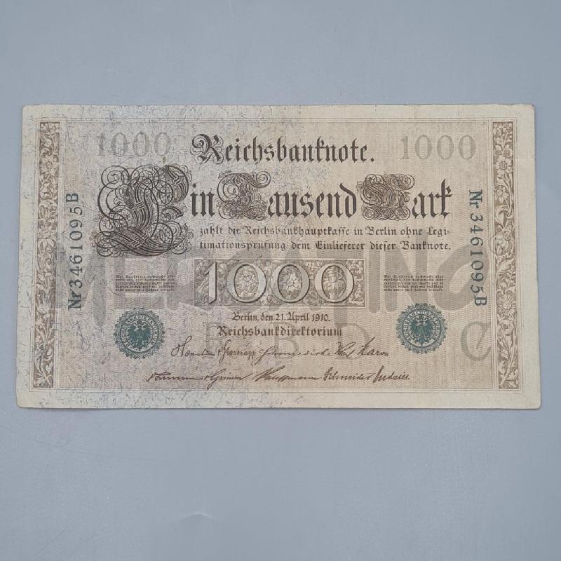 BANCONOTE GERMANIA IMPERO 1000 MARCHI 1910 COPPIA | Mercatino dell'Usato Torino san paolo 4