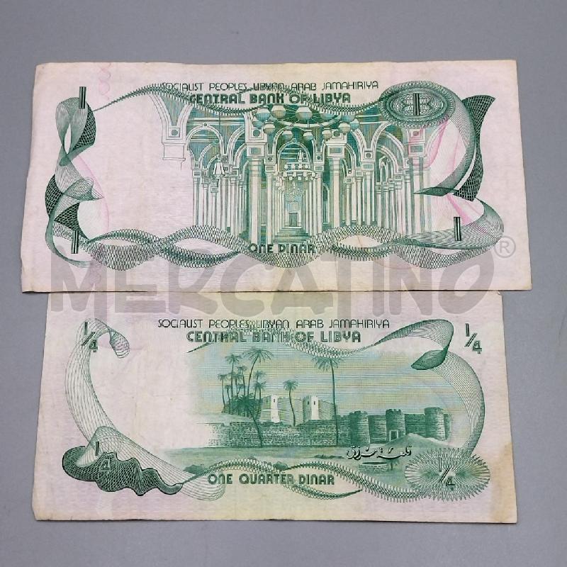BANCONOTE LIBIA QUARO DINAR/1 DINAR  | Mercatino dell'Usato Torino san paolo 3
