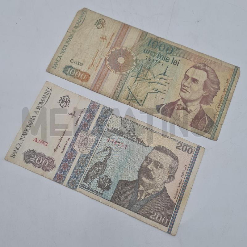 BANCONOTE ROMANIA BLOCCO  | Mercatino dell'Usato Torino san paolo 2