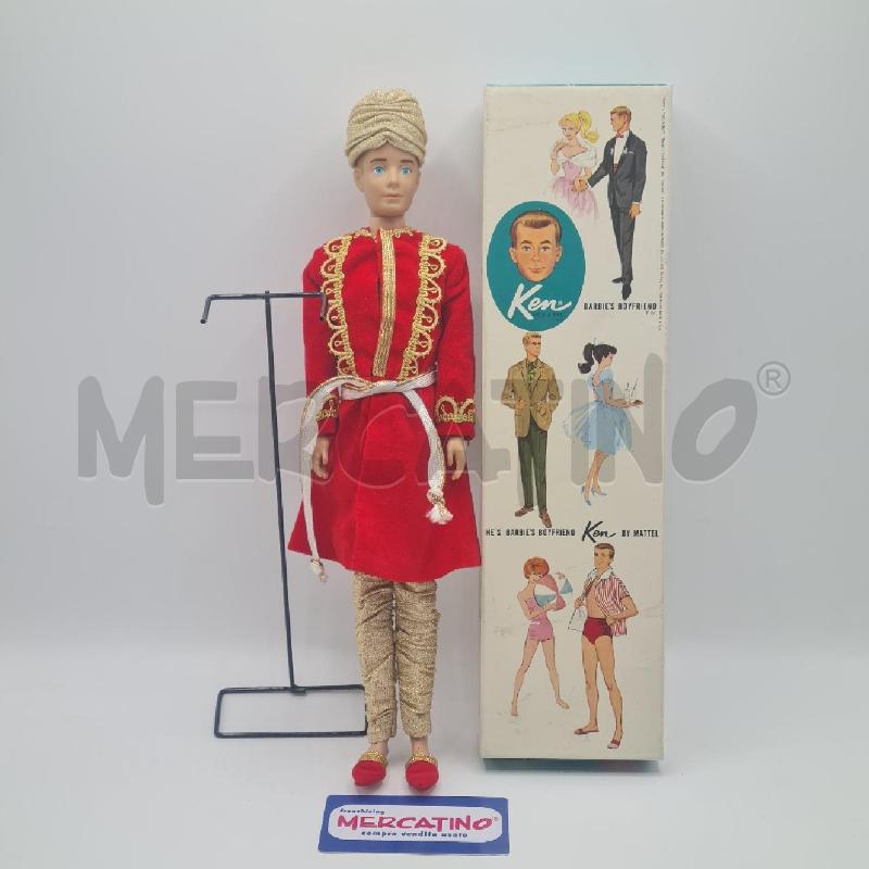 BARBIE KEN NO. 750 1960 CON PIEDISTALLO E VESTITI   | Mercatino dell'Usato Torino san paolo 1
