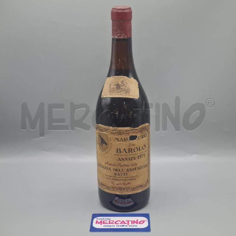 BAROLO 1971 RATTI ABBAZIA DELL'ANNUNZIATA  | Mercatino dell'Usato Torino san paolo 1