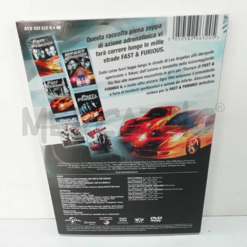 BLU RAY FAST AND FURIOUS 6 FILM COLLECTION | Mercatino dell'Usato Torino san paolo 2