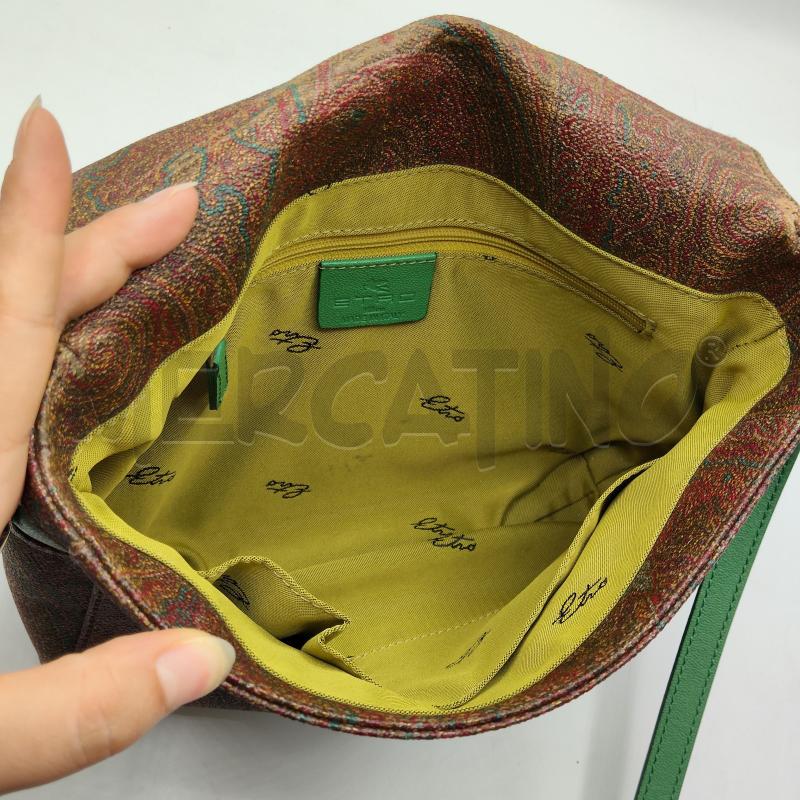 BORSA DONNA ETRO TRACOLLA VERDE  | Mercatino dell'Usato Torino san paolo 3