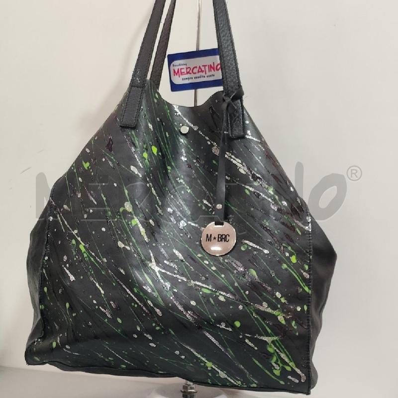 BORSA DONNA PELLE N M BRC TINTA V/N   | Mercatino dell'Usato Torino san paolo 1