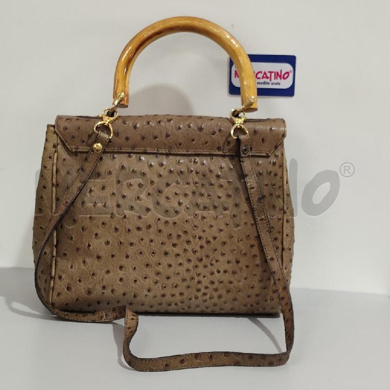 BORSA DONNA PELLE PUNTINI MANICO TP BAMBO | Mercatino dell'Usato Torino san paolo 2