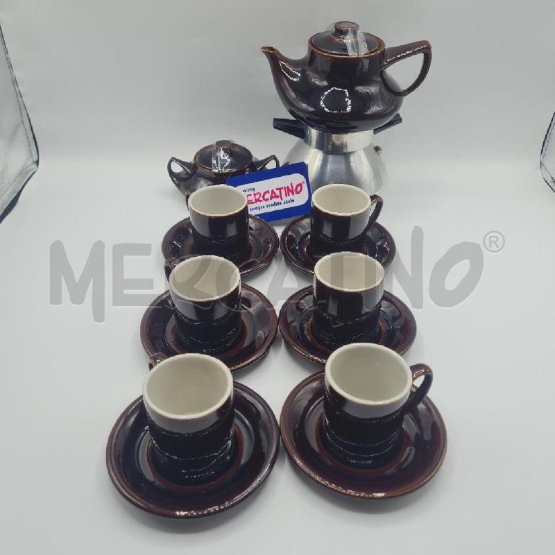 CAFFETTIERA LETIZIA ESPRESSO MANCIOLI CON SET TAZZINE | Mercatino dell'Usato Torino san paolo 1