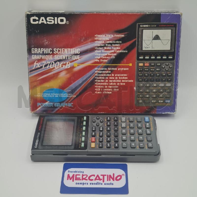 CALCOLATRICE CASIO GRAPHIC FX-7700  | Mercatino dell'Usato Torino san paolo 1