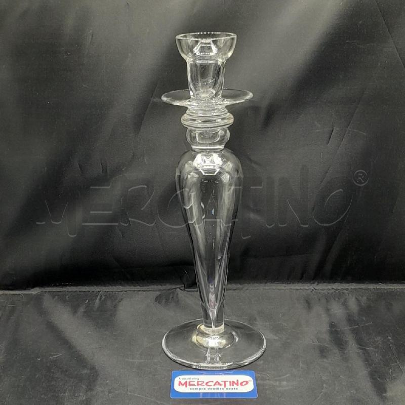 CANDELABRO CRISTALLO CM 35 | Mercatino dell'Usato Torino san paolo 1
