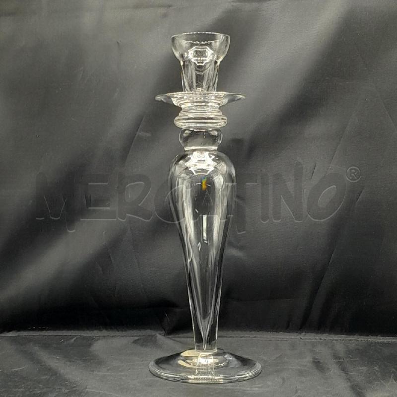 CANDELABRO CRISTALLO CM 35 | Mercatino dell'Usato Torino san paolo 4