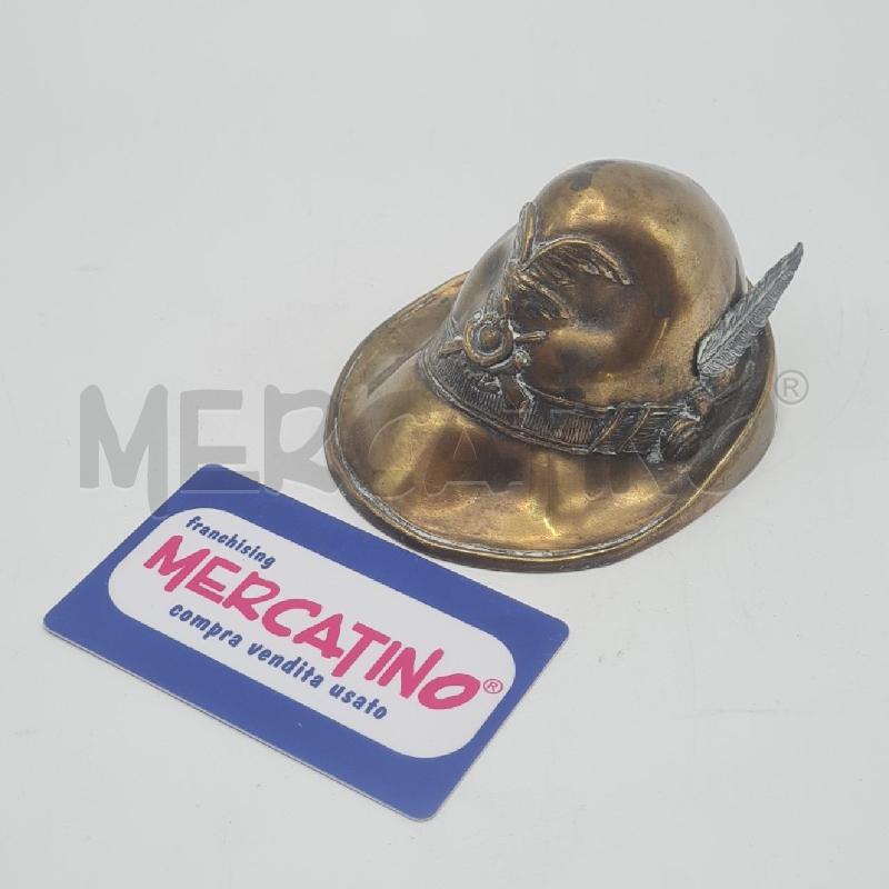 CAPPELLO ALPINO BRONZO PIUMA | Mercatino dell'Usato Torino san paolo 1