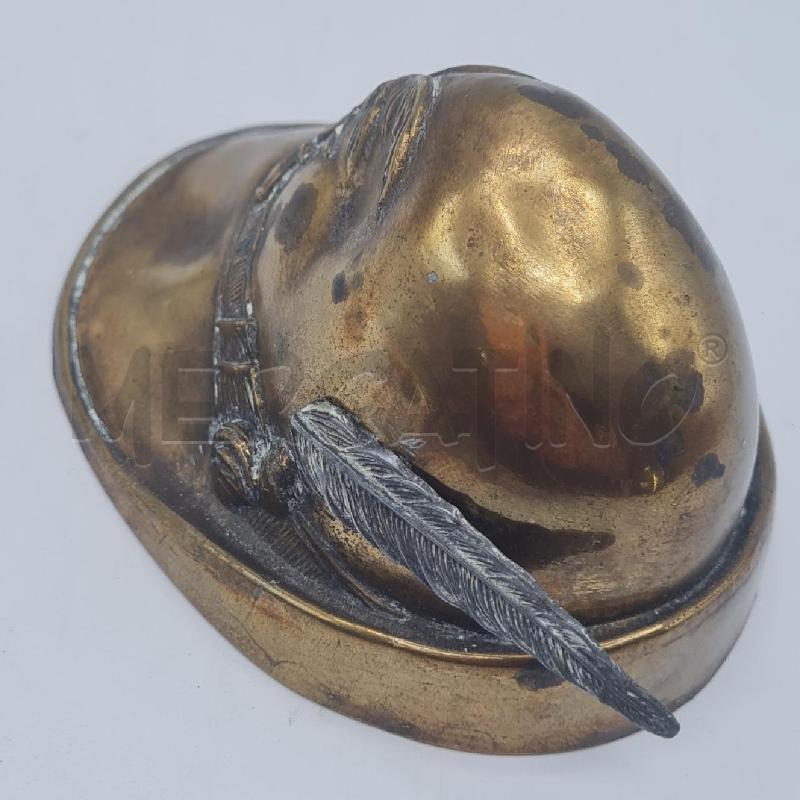 CAPPELLO ALPINO BRONZO PIUMA | Mercatino dell'Usato Torino san paolo 3