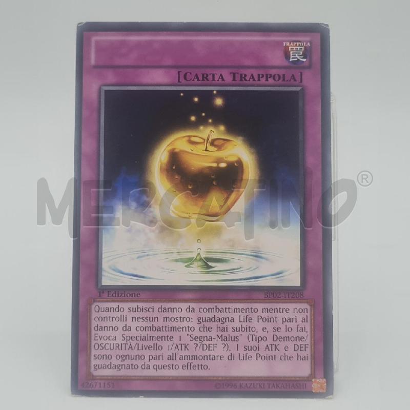 CARTA YU GI OH LE MELE D'ORO MISPRINT | Mercatino dell'Usato Torino san paolo 2